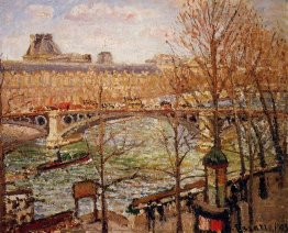 the pont du carrousel afternoon 1903