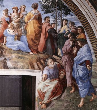 Les Parnassus De La Stanza Delle Segnatura Detail 1511 1