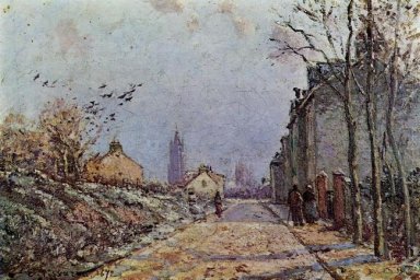 Straße Schnee-Effekt 1872