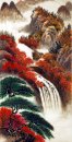 Waterval - Chinees schilderij