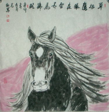 Kuda - Lukisan Cina