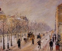 les boulevards sous la neige 1879