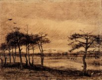 Pine Trees In The Fen 1884