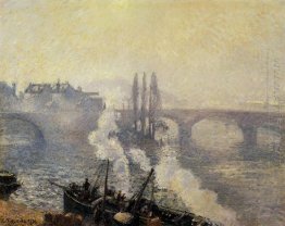 the pont corneille rouen morning mist 1896