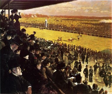 Tävlingarna på Longchamps från Grandstand