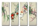 Birds & Flowers - FourInOne - Chinesische Malerei