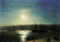 Bosphorus bij maanlicht 1874