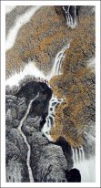 Mountain and waterfall - Chinese Painting