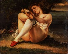 Woman With White Stockings 1861