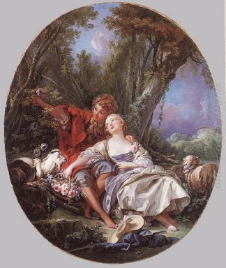 Shepherd Dan Shepherdess Reposing 1761