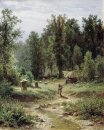 Les familles d'abeilles dans la forêt 1876