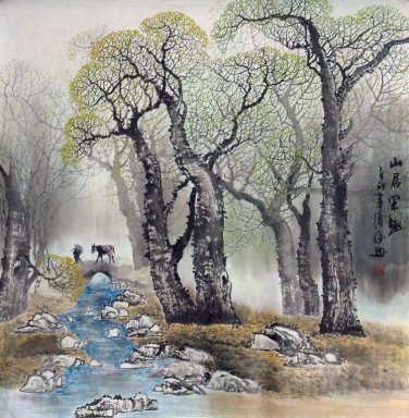 Bomen - Chinees schilderij