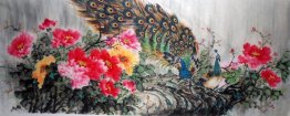 Peacock - Peinture chinoise