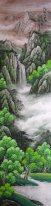 Mountain and waterfall - Chinese Painting