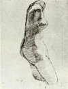 Yeso Torso de una mujer vista del lado del 1886