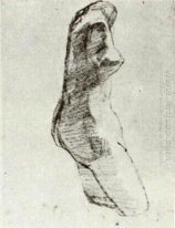 Plaster Torso Of A Woman Dilihat Dari The Side 1886