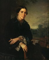 Retrato de E A Selivanovskaya 1852