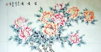 Peony - Pittura cinese