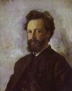 Portret van Sergei Chokolov 1887