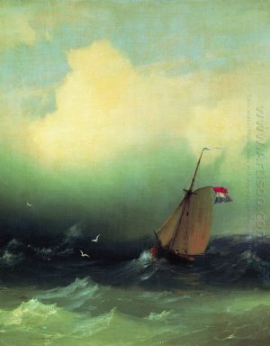 Tempête en mer 1847