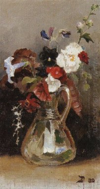 Blumenstrauß der Blumen 1880 1