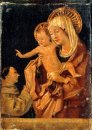 Vierge et l'Enfant avec un donateur franciscain prier