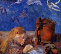 clovis gauguin asleep 1884