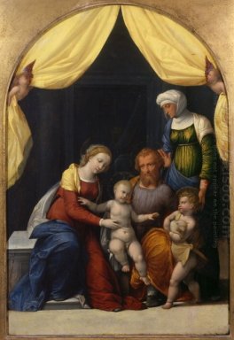 Heilige Familie mit dem Jesuskind St. Johannes und St. Elisabeth