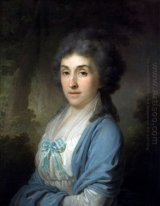 Portret van Ekaterina grootvorstin Ksenia Aleksandrovna Novosilt