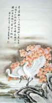 Crane - Peinture chinoise