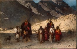 Arabian Sheikhs in the Mountains