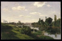 The River Seine At Mantes