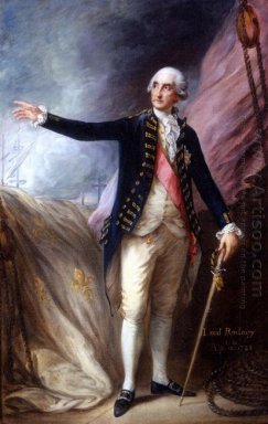 George Brydges Rodney amiral de la Blanche 1782