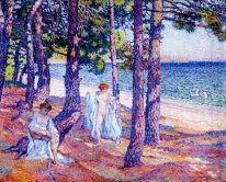 Bathers Perempuan Under The Pines At Cavaliere 1905