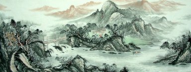 Montagne et de l\'eau - peinture chinoise