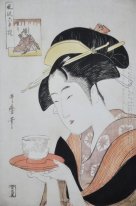 Portret van Naniwaya Okita
