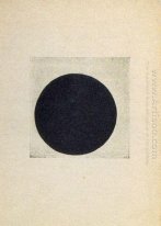 Sammansättning med en svart cirkel 1916