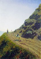 Route des nomades dans les montagnes de Ala Tau 1870