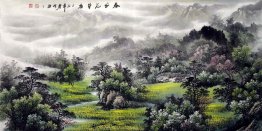 Mountains, water - Chinese Painting