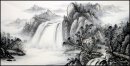 Pittura Waterfall-Cinese