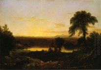 Estate di Twilight ricordo di una scena in New England 1834