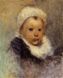 portrait of a child aline gauguin