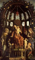 The Virgin of Victory (The Madonna and Child Enthroned with Six