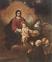 Младенец Иисус распределения хлеба паломникам 1678