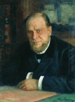 Retrato del abogado Anatoly Fyodorovichm Koni 1898