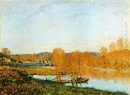 Banche autunno della Senna vicino a Bougival 1873