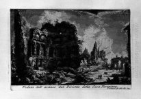 Le romaines T 1 Plate Xxxvi Veduta avec des ruines du P