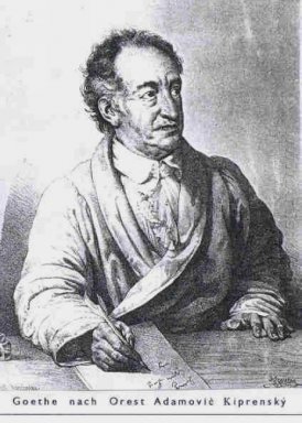 Porträt von Johann Wolfgang von Goethe