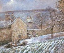 snow at the hermitage pontoise 1874