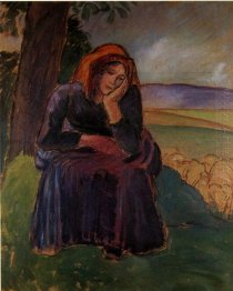 seated shepherdess